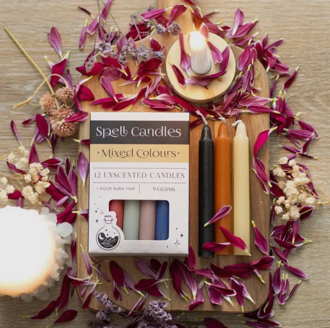Pack of 12 Colour Chime Candles