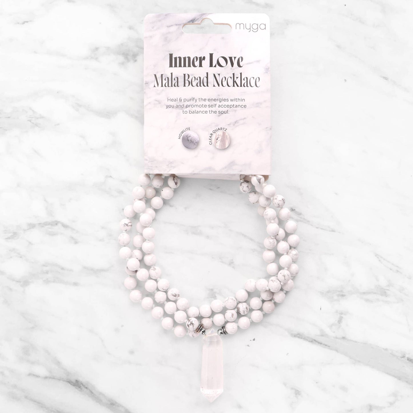 Mala Bead Necklace - Inner Love (IMPERFECT STOCK)