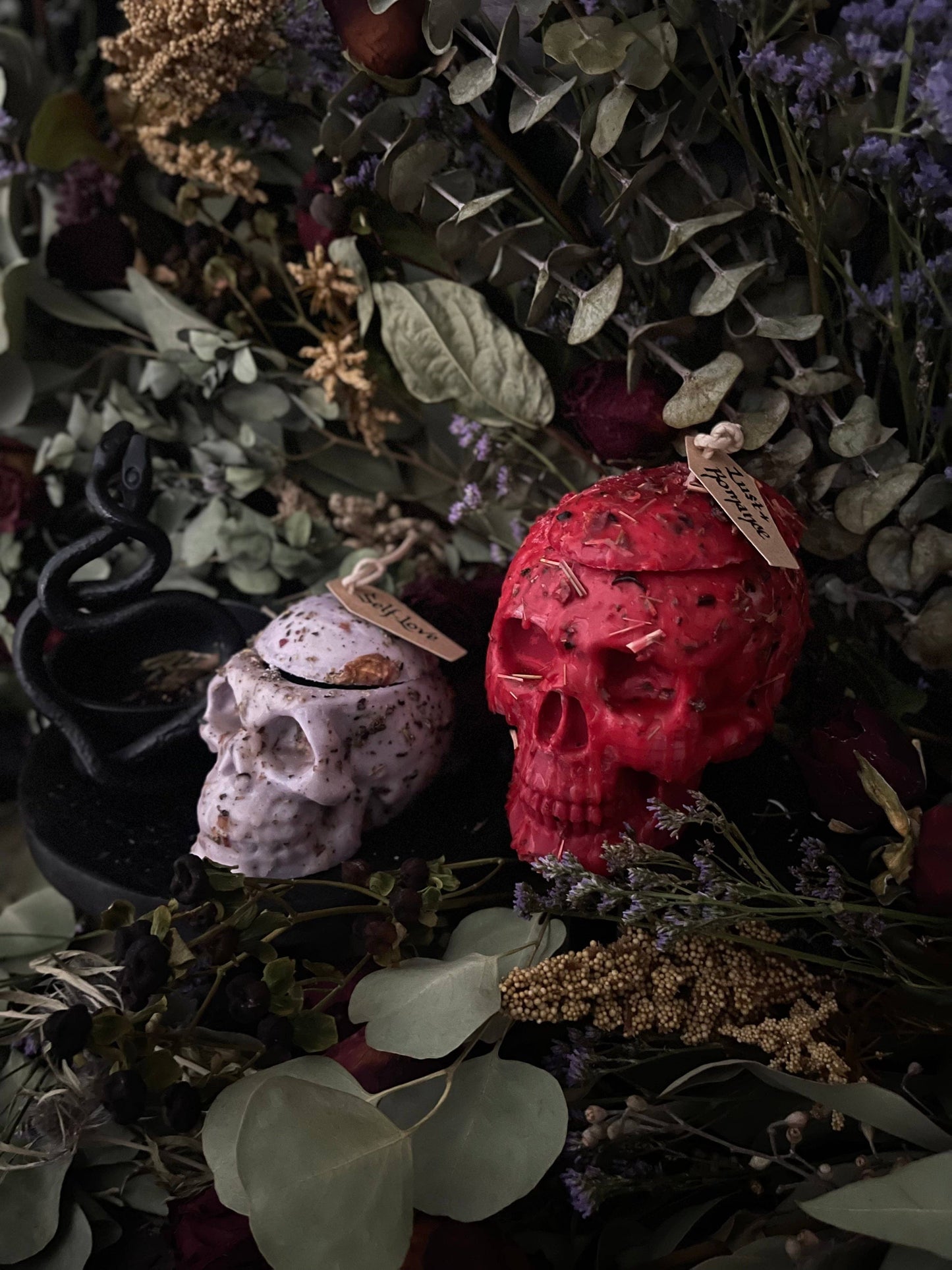 Dressed Thought Control Candles | Skull Candles