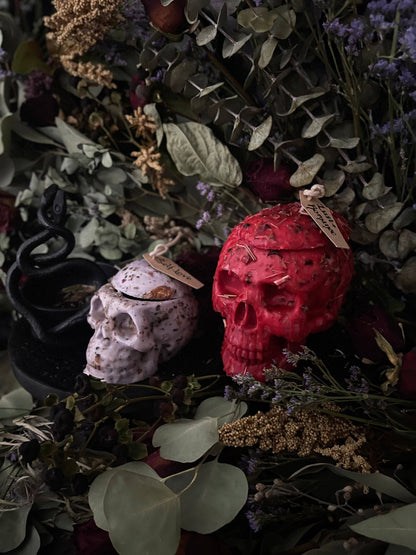 Dressed Thought Control Candles | Skull Candles