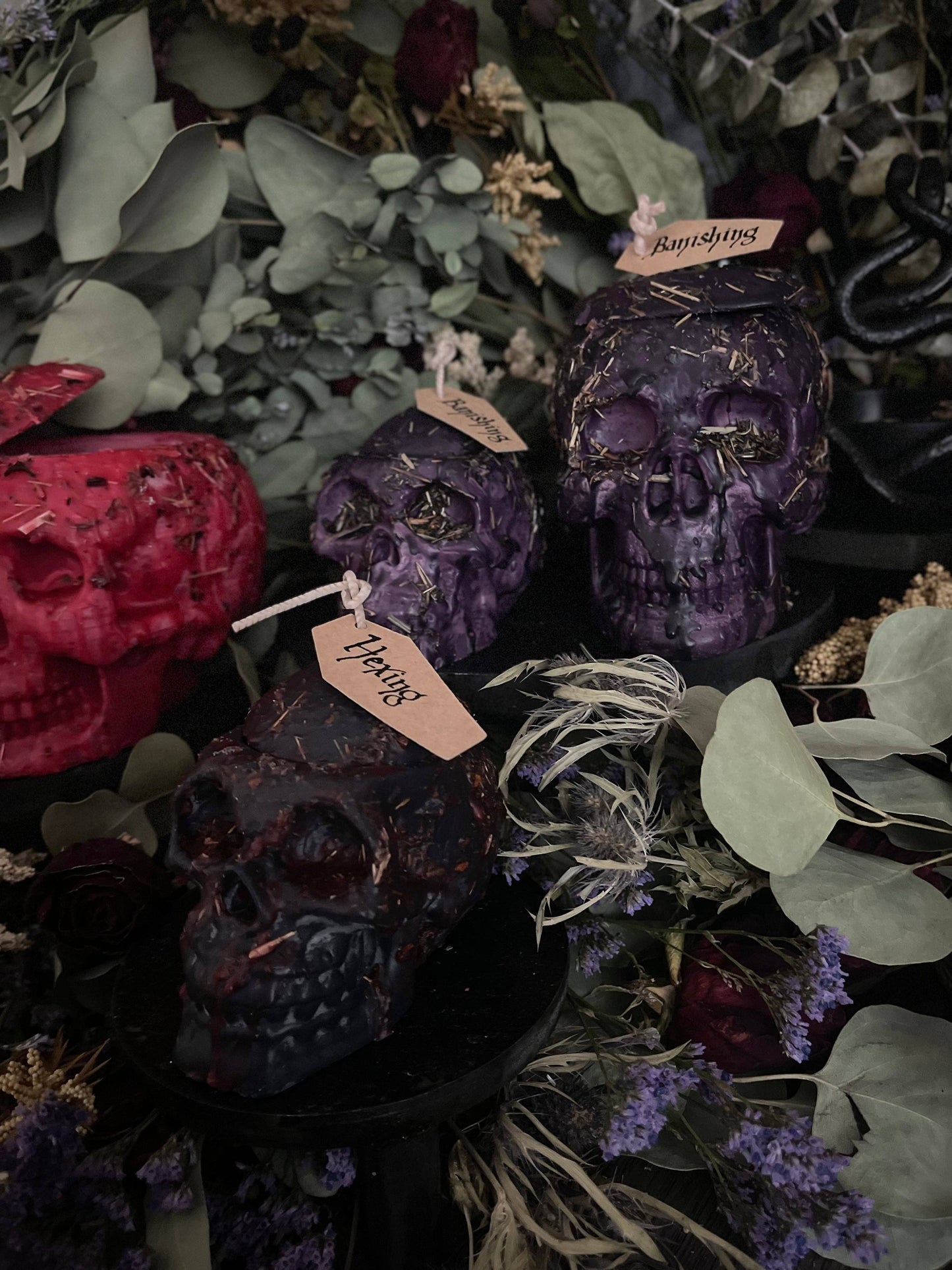Dressed Thought Control Candles | Skull Candles