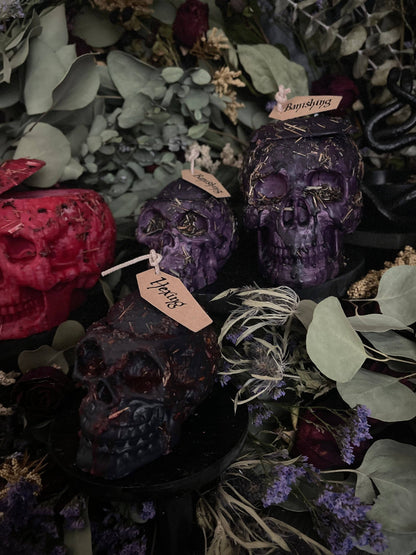 Dressed Thought Control Candles | Skull Candles