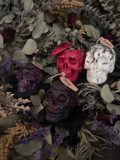 Dressed Thought Control Candles | Skull Candles