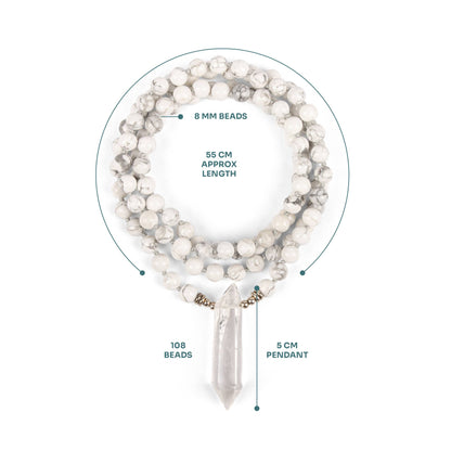 Mala Bead Necklace - Inner Love (IMPERFECT STOCK)