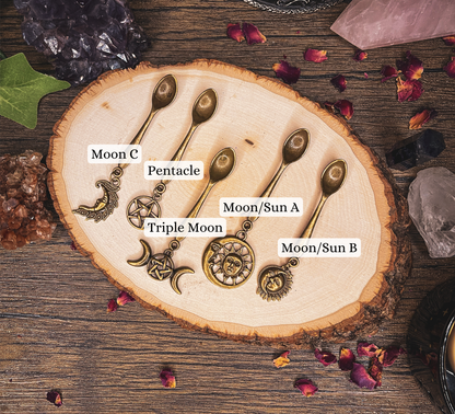 Llwyau Swyn Wrach, Llwyau Wrach Efydd, Llwyau Perlysiau