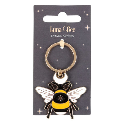Forest Bee Keyring