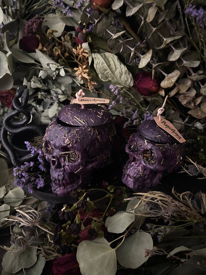 Dressed Thought Control Candles | Skull Candles