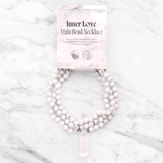 Mala Bead Necklace - Inner Love (IMPERFECT STOCK)