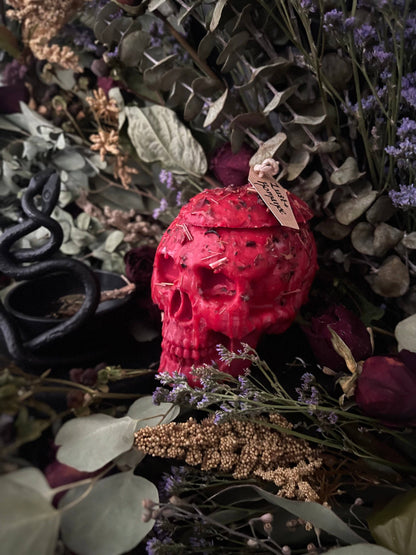 Dressed Thought Control Candles | Skull Candles