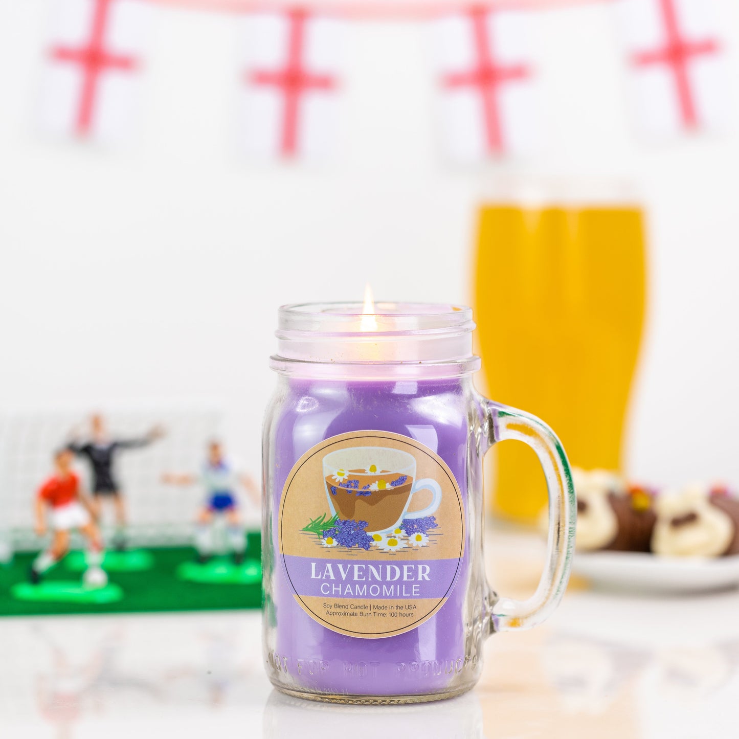 Lavender Chamomile Mason Candle