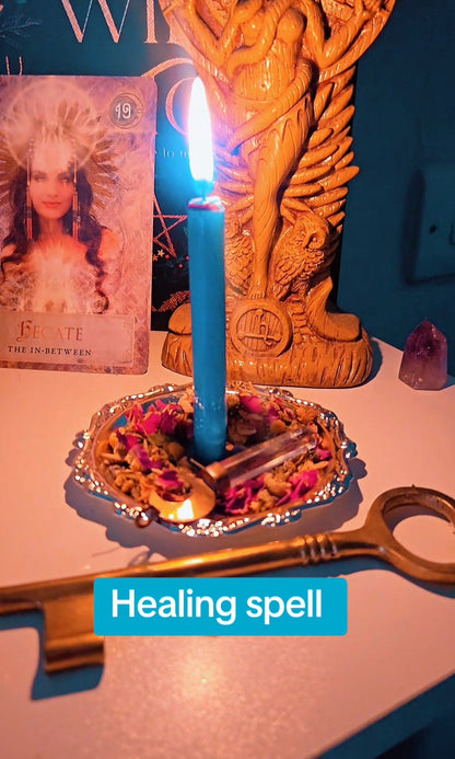 Healing Spell Ritual – Gentle Restoration & Energetic Balance (with Spell Report & Guidance)
